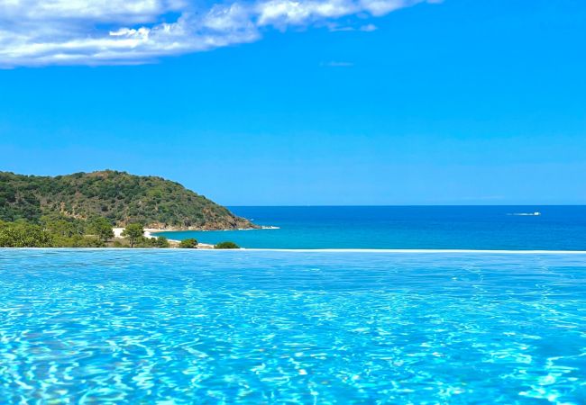 piscine à débordement villa luxe pinarello