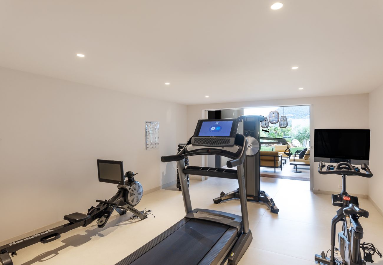 Location villa avec salle de sport pinarello